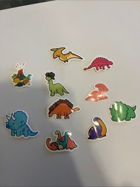 Cute Dinosaur Sticker Pack for Kids - Multicolor